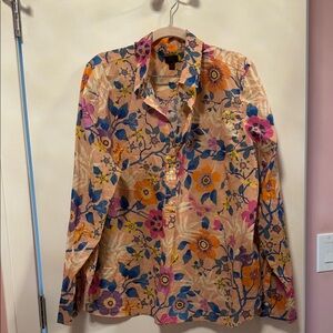 J. Crew Liberty Fabric Floral Shirt